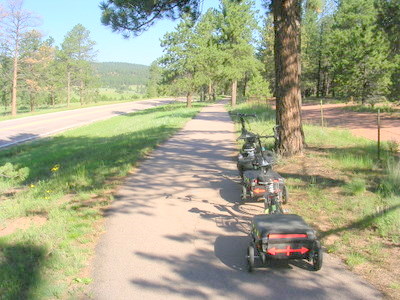 Woodland Park, Bike Path.
